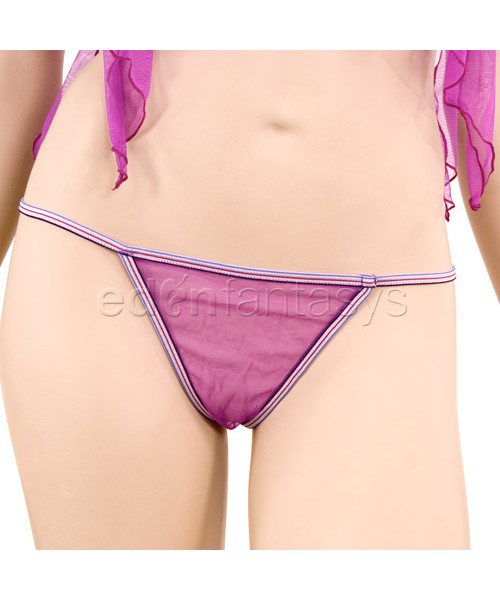Marabou cami with g-string