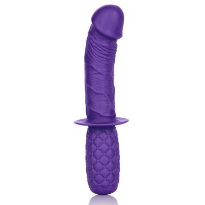 California Exotic Realistic 7 5 Silicone Thruster with Quilted Handle