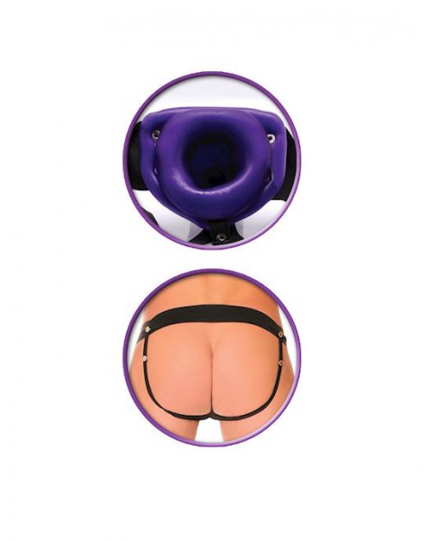 Beginners Hollow Strap On - Purple