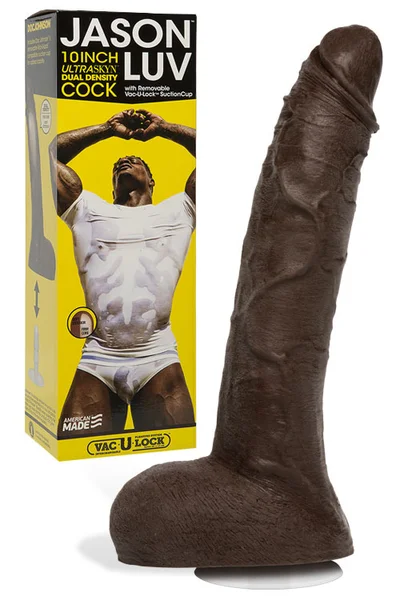Doc Johnson Jason Luv 10" Silicone Dildo with Removable Sucton Cup — image 13 of 24