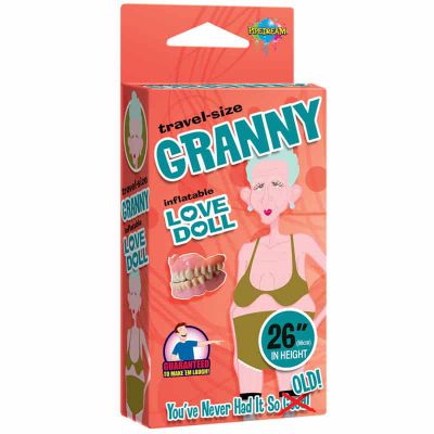 Travel Size Granny Inflatable Love Doll