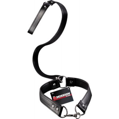 The Sex Mission Fetish Collar With Leash Black