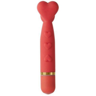 Wonderland The Heavenly Heart Silicone Massager Waterproof Red