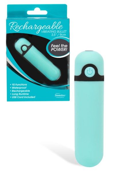 BMS USB-Rechargeable Soft-Touch 3.5" Bullet Vibrator