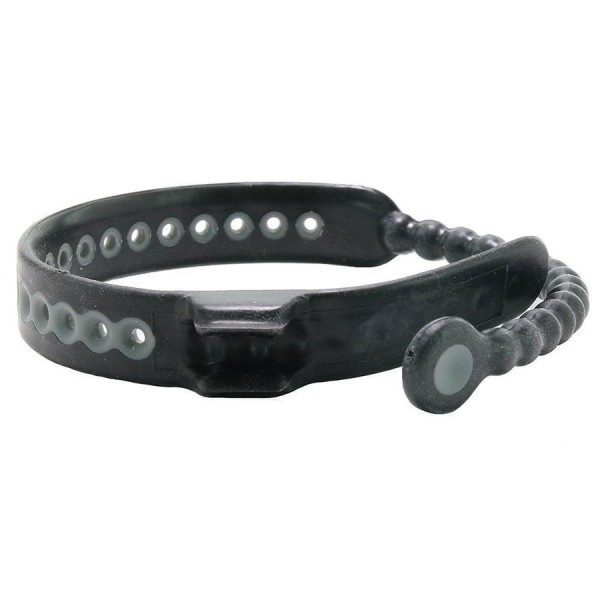Black Speed Shift Fully Adjustable Silicone Penis Enhancing Cock Ring by Perfect Fit Brand