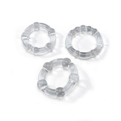 Cock ring set with pressure points