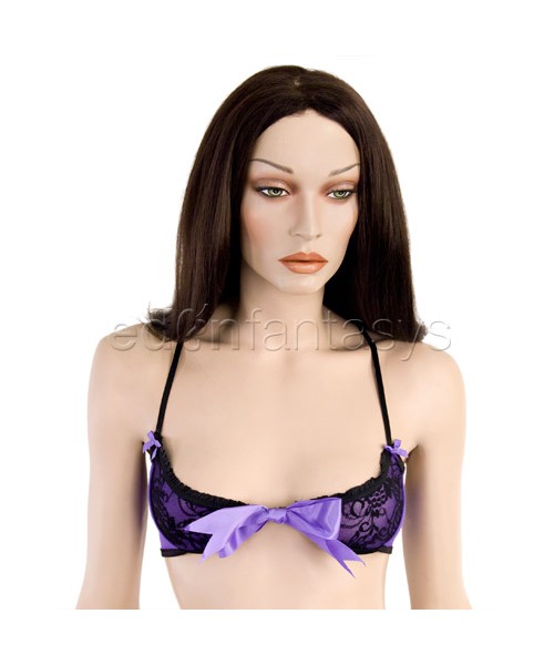 Sensual lace bra and skirtini set
