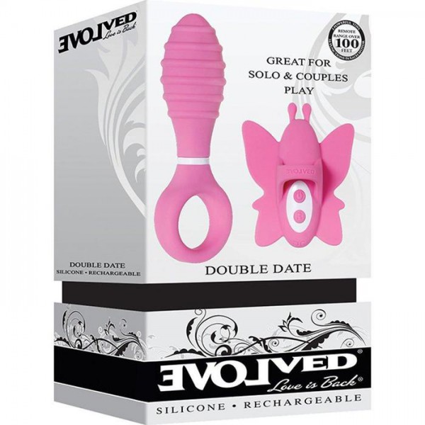 Double Date Vibrating Clit and Anal Plug - Couples Kit — image 4 of 5