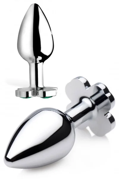 Booty Sparks Lucky Clover 2.6" Metal Butt Plug — image 5 of 6