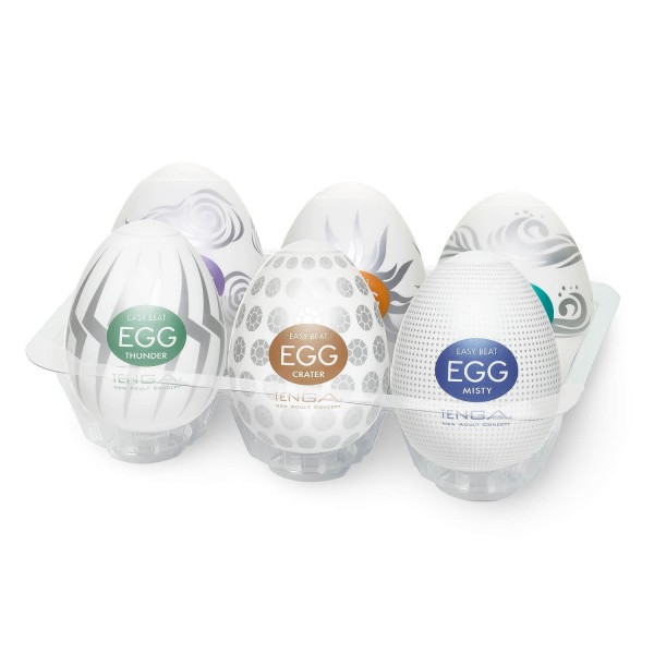 TENGA Egg 6 Pack Hard Boiled Variety Pack