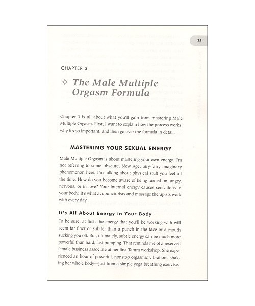 Male Multiple Orgasm
