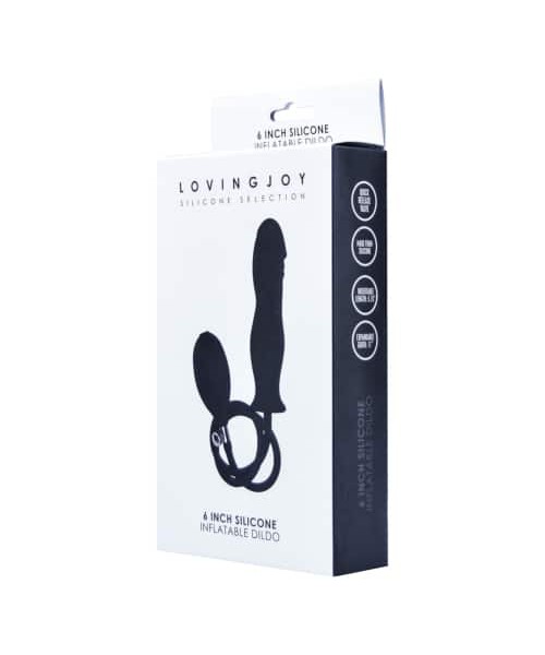 Loving Joy 6 Inch Silicone Inflatable Dildo