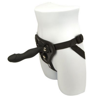 Loving Joy Universal Black Harness with 2 Interchangeable O Rings
