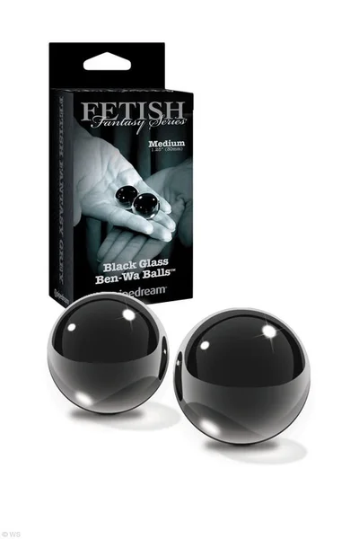 Pipedream 1.25" Medium Glass Ben-Wa Balls (2 Pack) — image 2 of 2