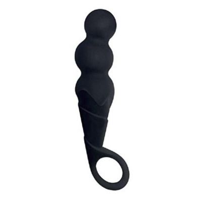 Iconic Brands Prostate The 9 s Plug Play Scoops Anal Plug Black