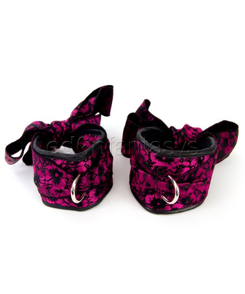 Silk sashay cuffs