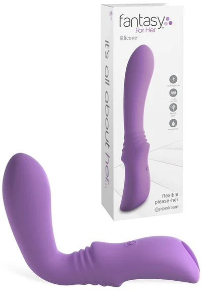 Pipedream Ultra-Flexible Silicone 7.3" Vibrator — image 7 of 12