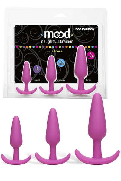 Doc Johnson Silicone Anal Trainer Butt Plugs (3 Pce Set) — image 7 of 16