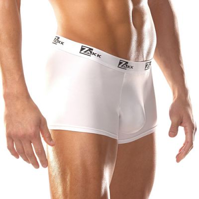 White cotton boxer brief