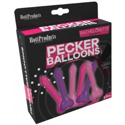Bachelorette Pecker Party Balloons Assorted Color
