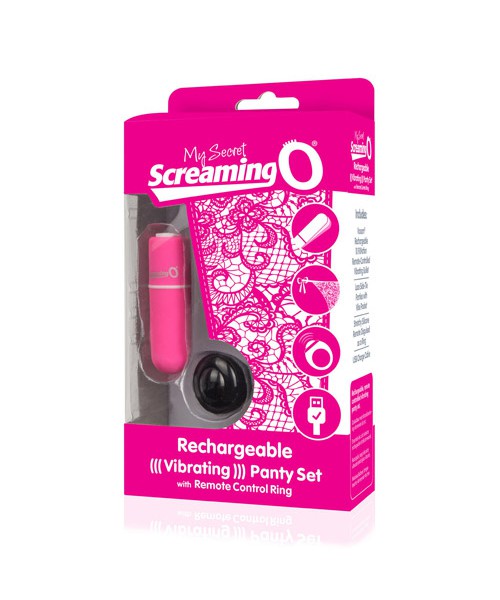 Rechargeable Vibrating Panty Set