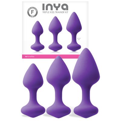 nsnovelties Anal Training Silicone Butt Plug Kit 3 Pce