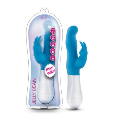 Jelly Bean Rabbit Shaped Clitoral Stimulator Vibrator