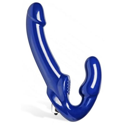 Strap U 10 Semi Realistic Vibrating Strapless Strap On Dildo