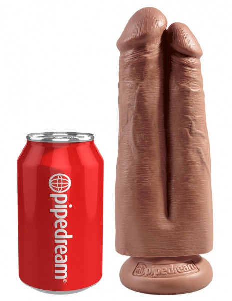 King Cock 7 Inch Two Cocks One Hole Dildo