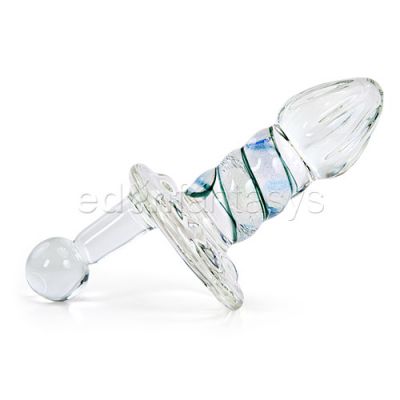 Dichroic juicer with rotator plate glass dildo