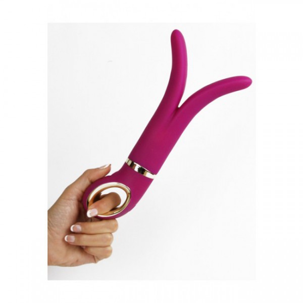 G-Vibe 2 - Rechargable Silicone Vibrator (Sweet Raspberry)