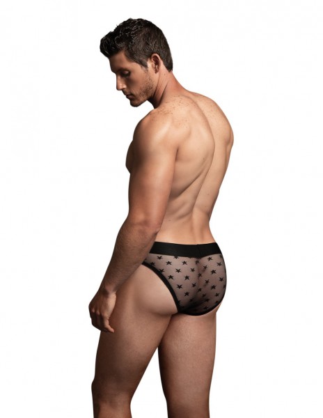 Allure Men's Star Print Brief