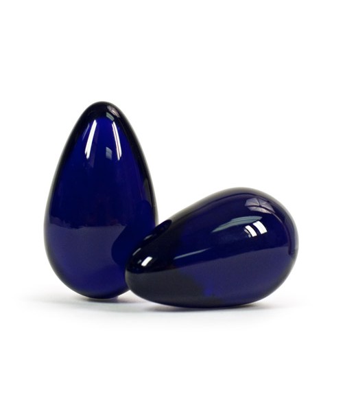 Glass kegel eggs