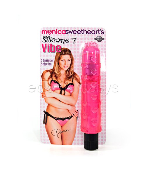 Monica's silicone 7 hearts vibrator