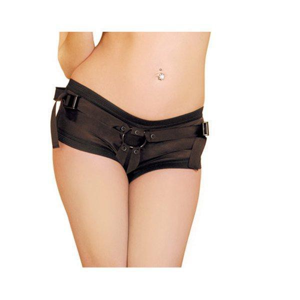 Grrl shorts strap-on harness