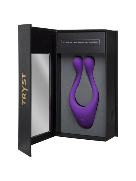 Doc Johnson Tryst Vibrating Silicone Massager & Couples Ring