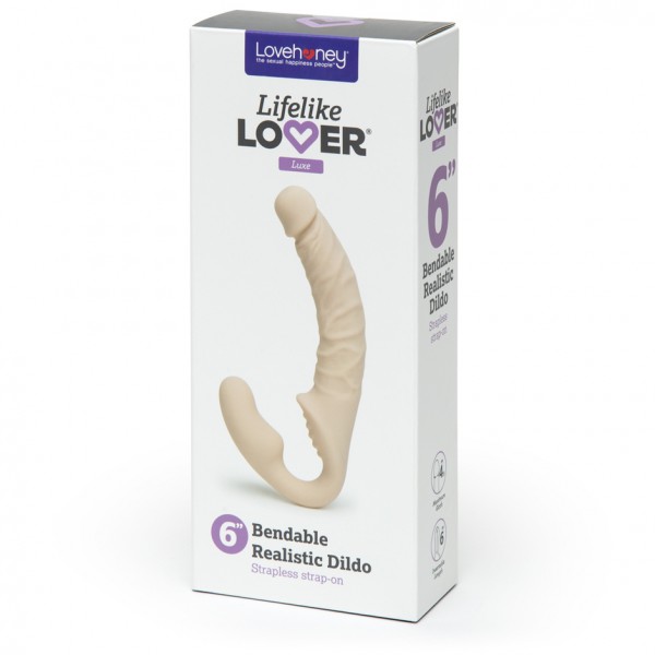 Lifelike Lover Luxe Posable Realistic Silicone Strapless Strap-On