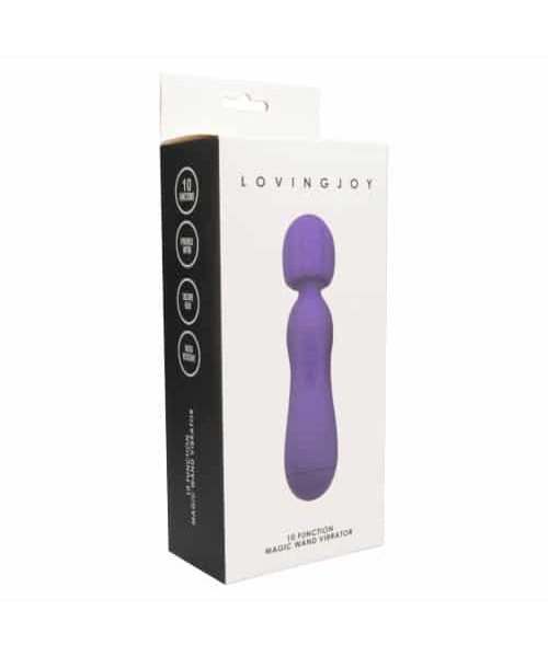 Loving Joy 10 Function Magic Wand Vibrator Purple — image 10 of 11