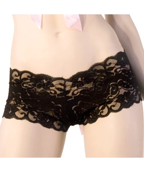 Butterfly lace halter bra set