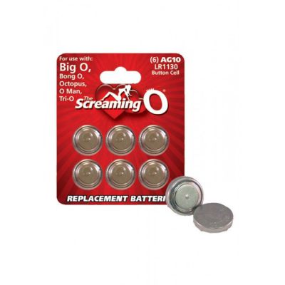 The Screaming O AG10 LR1130 Replacement Batteries 6 Pack