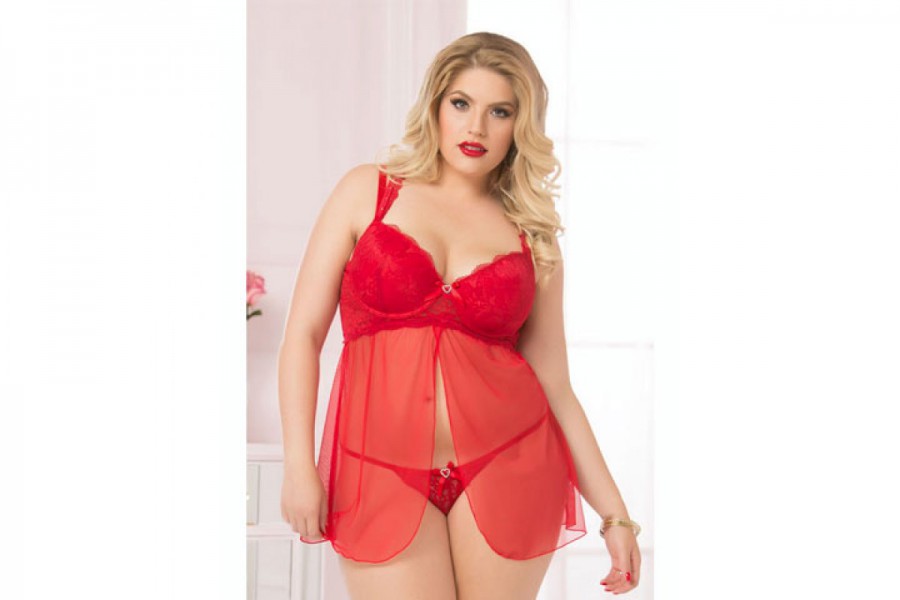 STM 10569X Kiss and Tell Babydoll