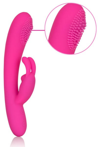 California Exotic USB Rechargeable Massaging 7.5" Bunny Vibrator