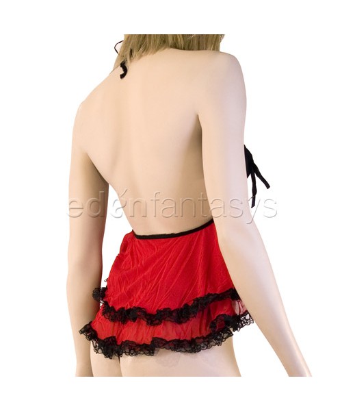 Spanish lace peek a boo set