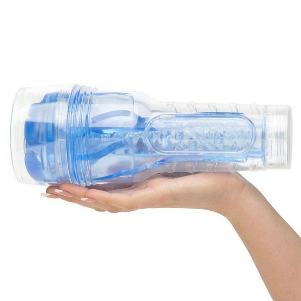Fleshlight Turbo Thrust Blue Ice Masturbator | Blow Job Simulator for Men