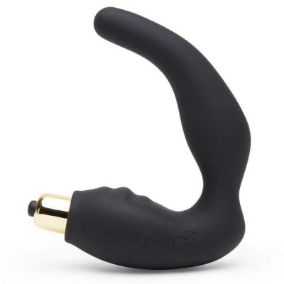 Rocks Off Naughty Boy Vibrating Black Prostate Massager Perineum Stimulator