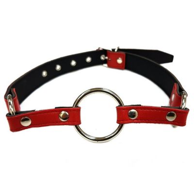 Harmony Red Leather O Ring Gag
