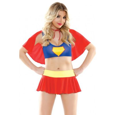 Play Super Sexy 4 Piece Costume Set
