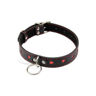 Berlin Baby Love Heart Faux Leather Collar