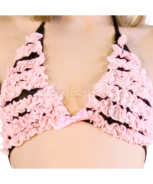 Ruffle bra and pants set