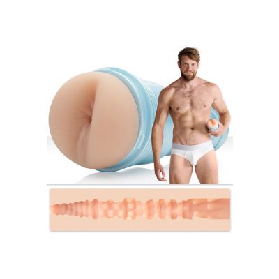 FleshJack Boys Colby Keller Lumberjack Textured Butt Masturbator